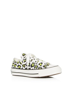 

Женские комфортные белые кроссовки CONVERSE с круглым носком на шнуровке, Белый, 164410C
