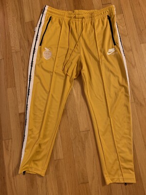 yellow nike sweatpants