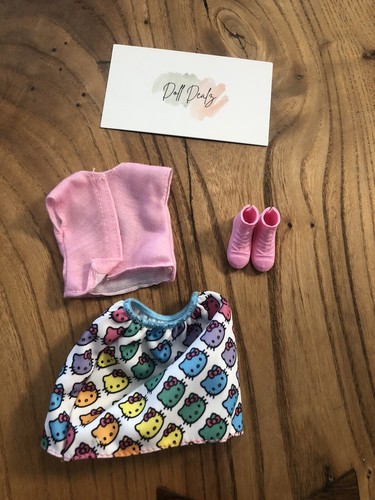 Barbie Hello Kitty Barbie Doll Fashion Hello Kitty Rainbow Pink Shoes