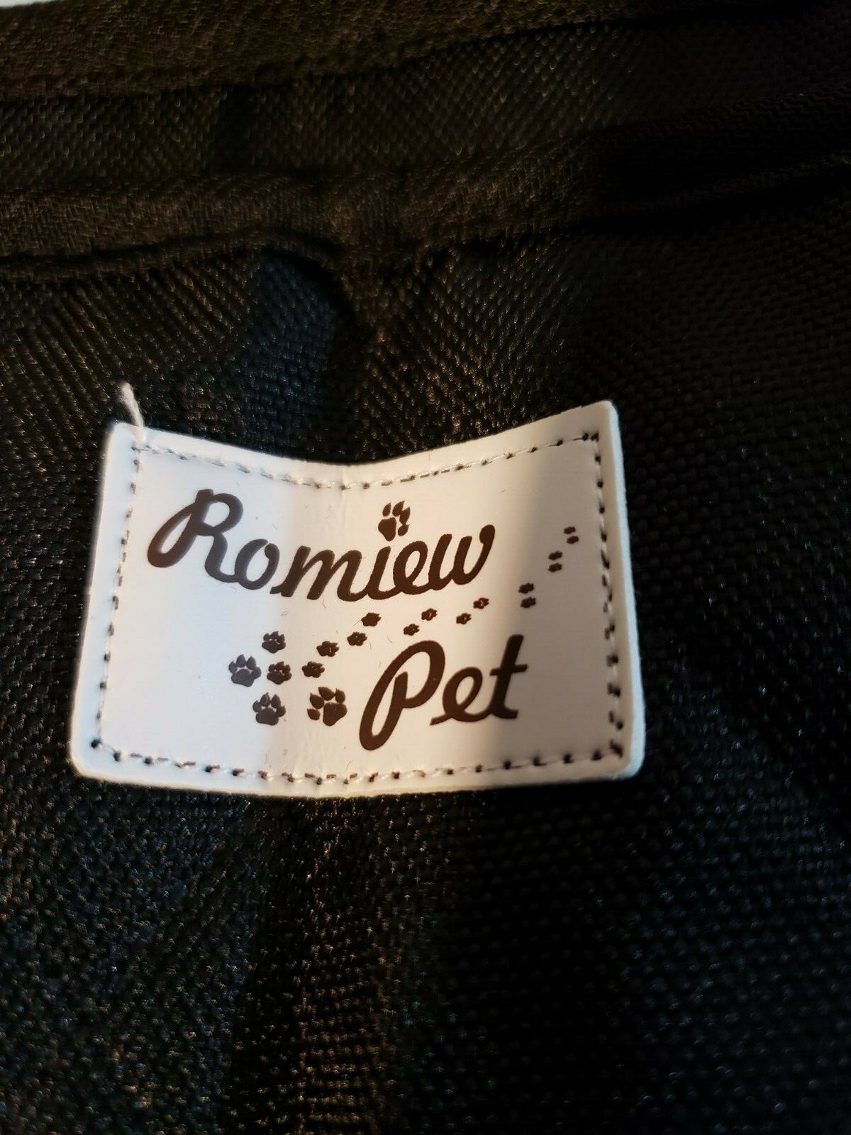 Black Romiew Car Pet Seat Cover Waterproof Nonslip Backing