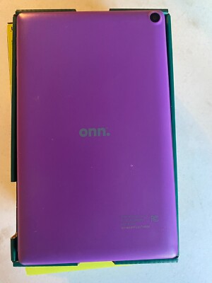 Android Tablet Onn 8'' TBPRP100071483 Gen3 2Gb RAM 32Gb WiFi Purple New Open Box