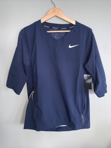 NIKE BASEBALL 半袖ジャケット　青　　Mサイズ AS+U+NK+SB+FZ+WVN+JKT.png