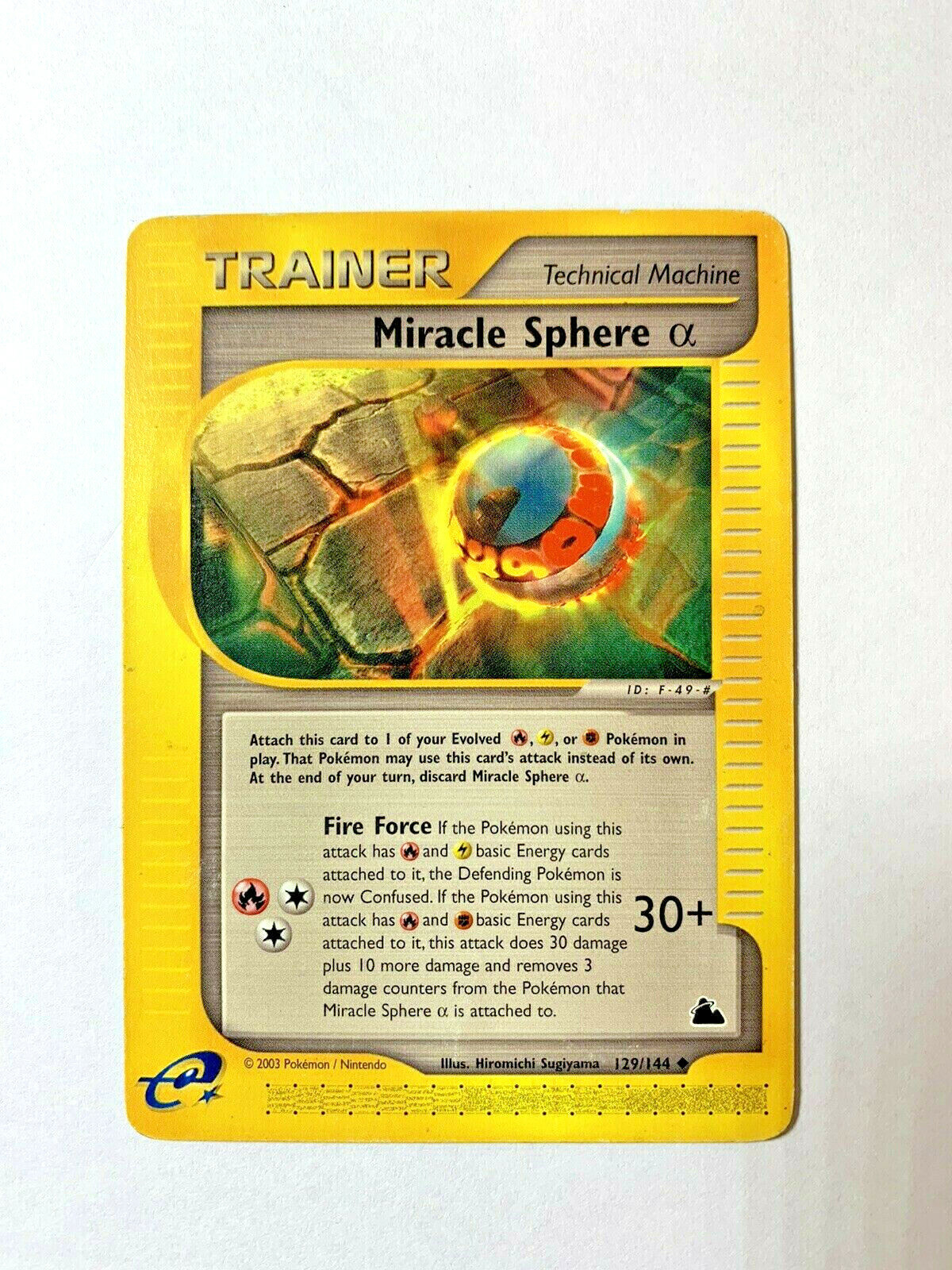 MIRACLE SPHERE - Pokemon Skyridge Trainer - 129/144