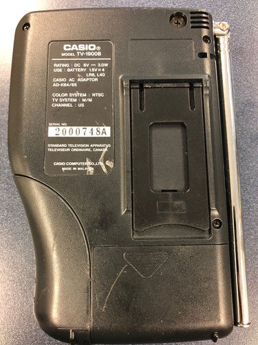 Casio TV-1900 Portable Tv