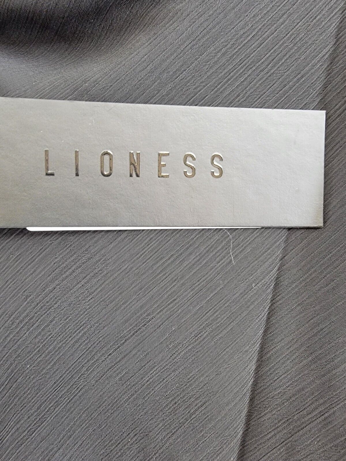 Lioness Devon Maxi Skirt Womens S Black Semi Sheer Straight Elastic Waist PullOn - Picture 12 of 12