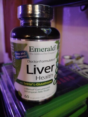 Emerald Labs Liver Health with Setria L-Glutathione 60 Capsules Exp. 11/2026