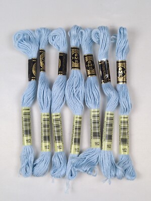 DMC 6-Strand Embroidery Cotton- 117-162 Ultra Very Light Blue - 7 Skeins 8.7yd