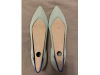 rothys aqua heather