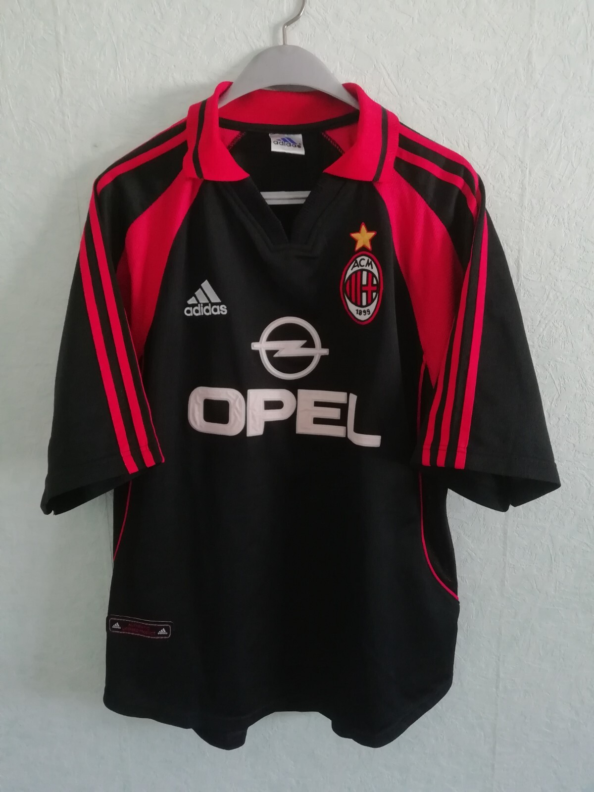 ウェア 00s adidas AC Milan soccer shirt kit y2k AC Milan Third 2000 2001 Adidas Shirt Jersey Maglia Camiseta