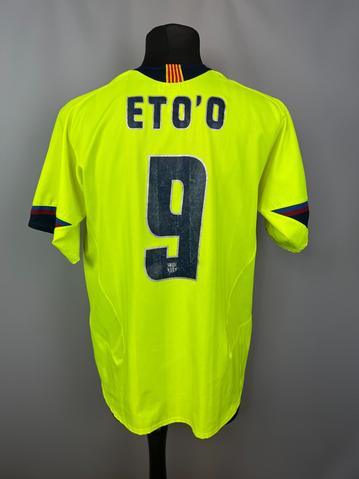 FCバルセロナ 05-06 9番 エトー ユニフォーム BARCELONA 2005 2006 Eto'o THIRD SHIRT FOOTBALL SOCCER JERSEY