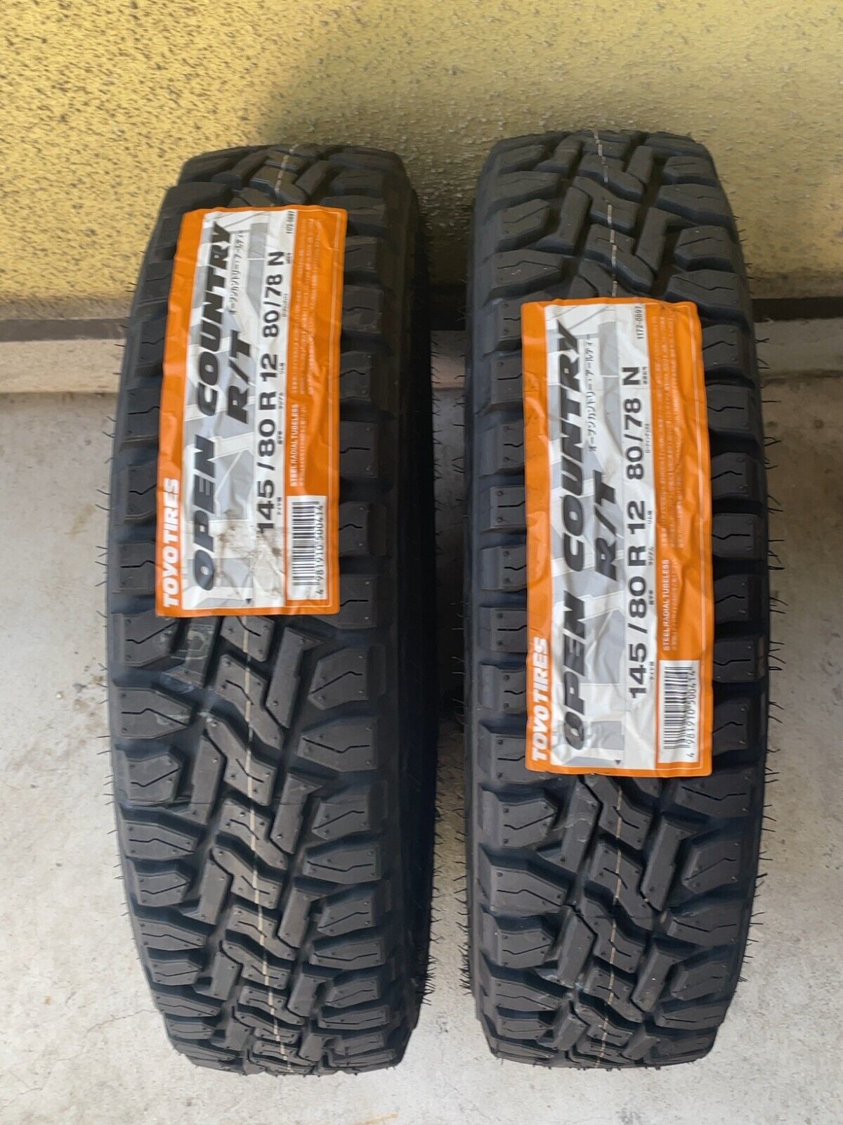 2x Toyo Open Country R/T 145 80R12 Mud Suv Tire for Off Road 2x Toyo Open Country R/T 145 80R12 Mud Suv Tire for Off Road