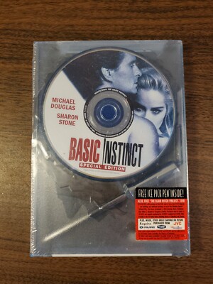 Basic Instinct (DVD, 2001) New Special Unrated Directors Cut With Ice Pick Pen