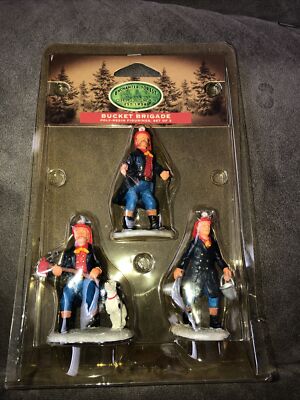Enchanted Forest #289-4285 Bucket Brigade Poly-Resin Figure Set Of 3 Figures 