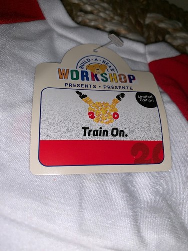 NWT Pokemon Build A Bear Workshop Pikachu Shirt 2016 Limited Edition 20th LE