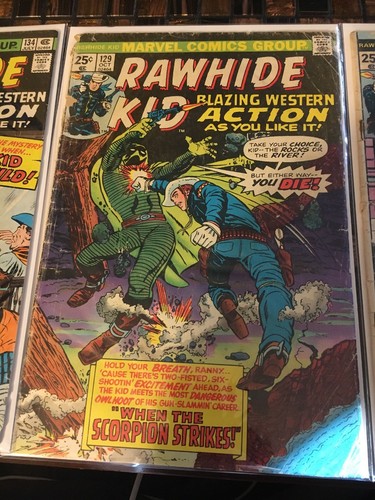 Marvel Rawhide Kid Comic Lot Issues 129,130,134