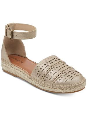 Женские эспадрильи INDIGO RD на золотой платформе 1/2 Ceenah с круглым носком и танкеткой на танкетке, 7 М