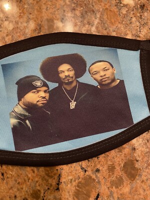 Ice Cube Snoop Dogg Dre Dre NWA Face Mask Reusable Washable Double Layers