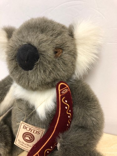 Boyds Bears Koala Gray 16 inch Retired Plush Stuffed Toy Animal “Boomer” RARE