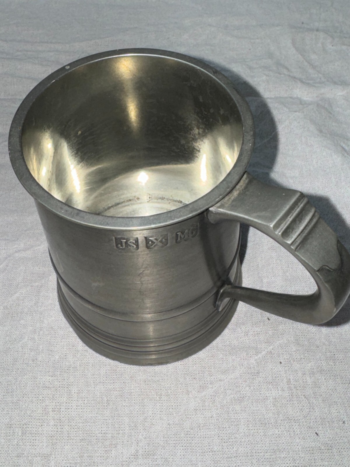 John Somers Pewter Cup 16oz JS X MG Vintage from Brazil | eBay John Somers Pewter Cup 16oz JS X MG Vintage from Brazil | eBay