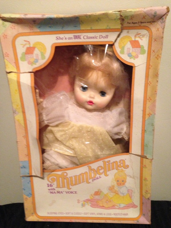 vintage thumbelina doll