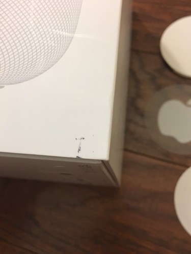 Apple Home Pod Empty BOX ONLY With Stickers And Manual
