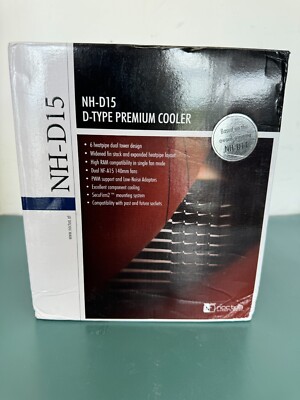 Noctua NH-D15, Premium CPU Cooler with 2X NF-A15 PWM 140mm Fans (Brown)