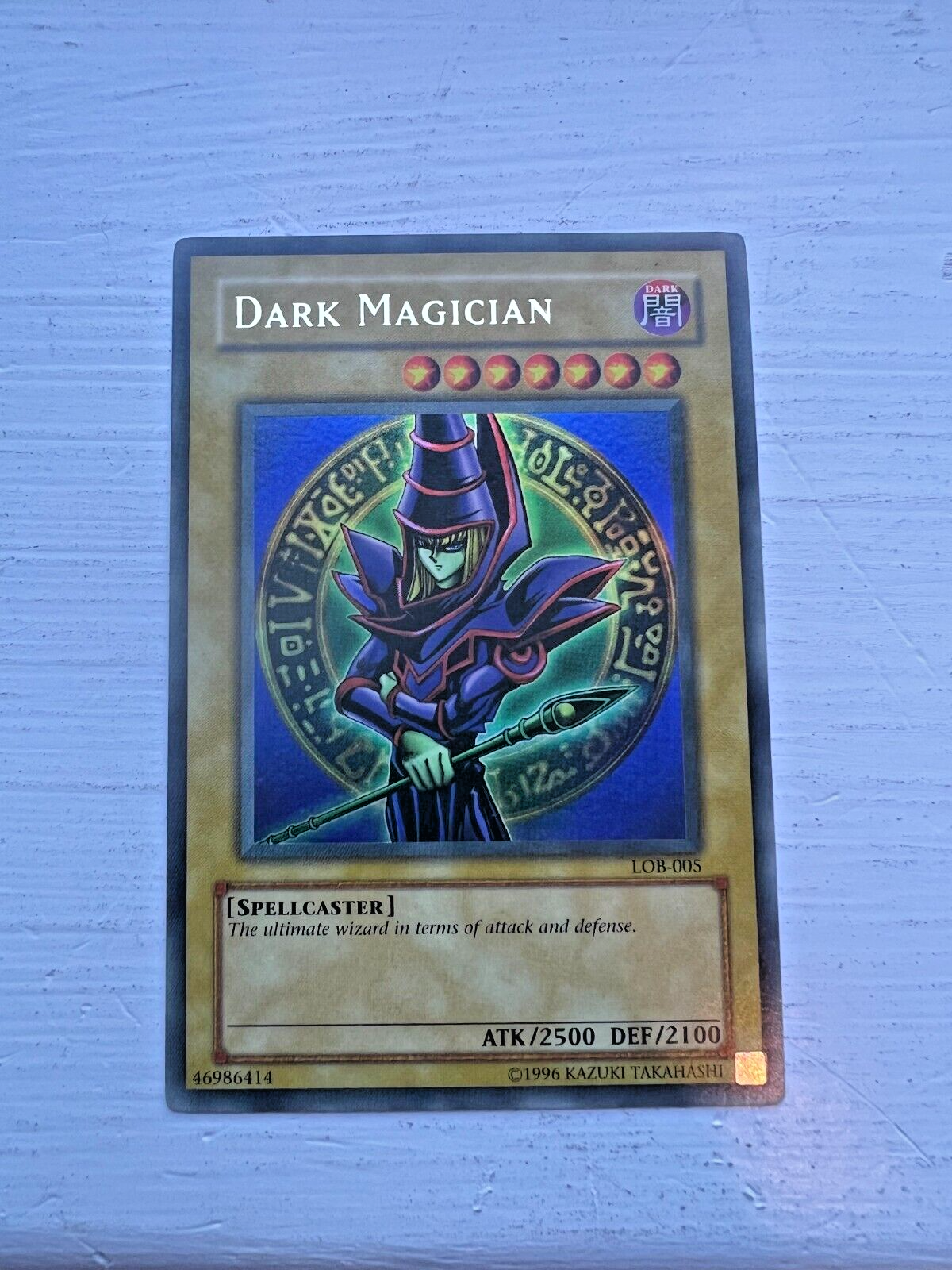 遊戯王 ブラック・マジシャン 1st Edition LOB-005 YuGiOh Legend of Blue Eyes - DARK MAGICIAN LOB-005 Reprint