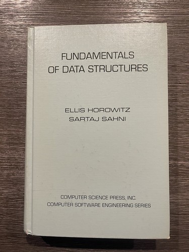 Fundamentals Of Data Structures By Ellis Horowitz & Sartaj