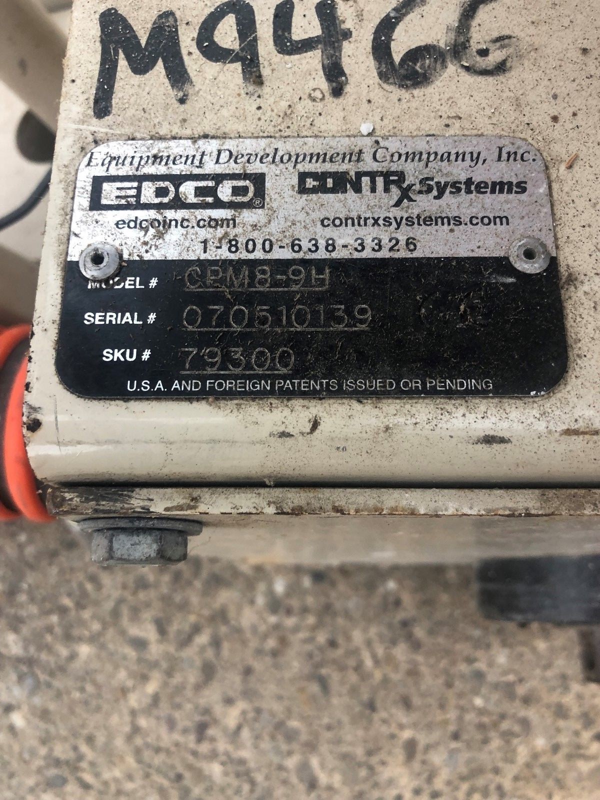 Edco CPM8-9H gas powered concrete crete plane scarifier grinder planer