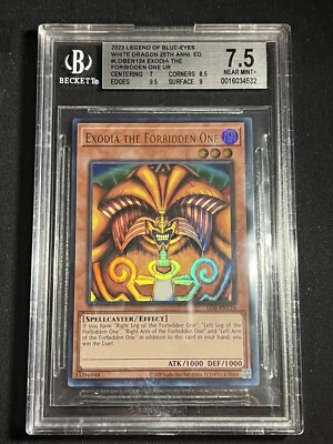 Yu-Gi-Oh! Exodia The Forbidden One LOB-EN124 25th ANNI BGS 7.5