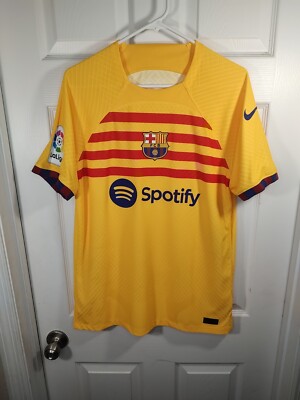 NIKE FC Barcelona 2023/24 Match Fourth ADV Soccer Jersey DR5077-729 Men's M NWT