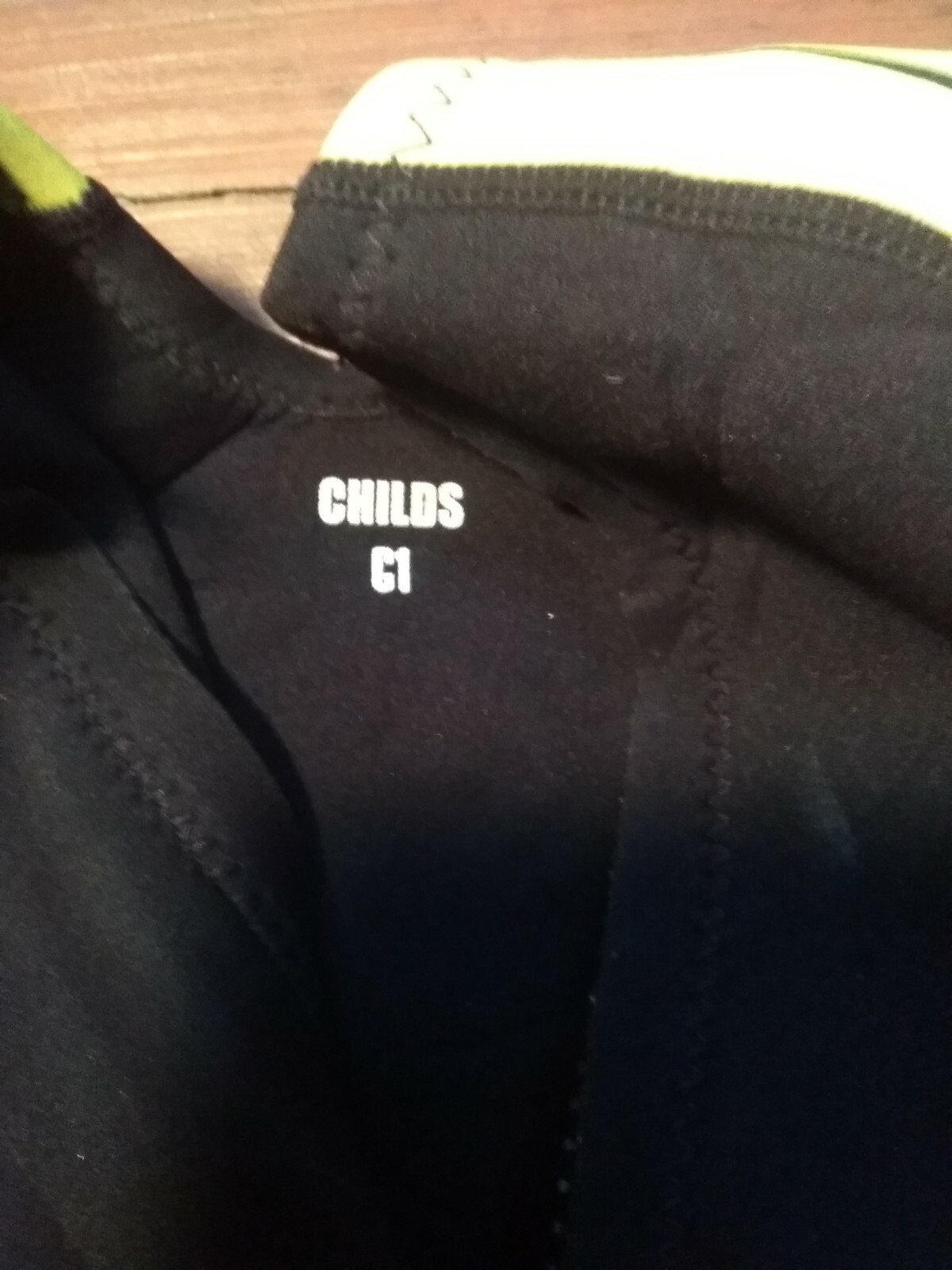 Body Glove Childs C1 Pro Spring Shorty Wetsuit Black Yellow 1158C 30-40lbs