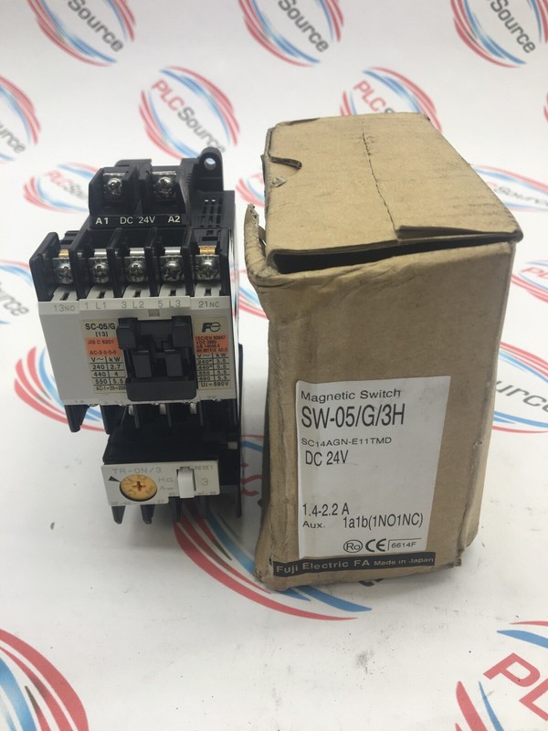 FUJI ELECTRIC SW-05/G/3H DC24V MAGNETIC MOTOR STARTER SWITCH ASSY