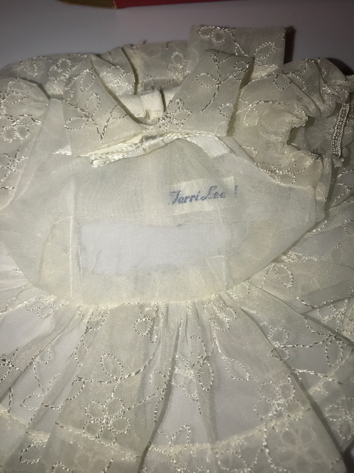 Doll Terri Lee Tiny Terri Lee Clothing Confirmation Dress 1950 Rosary