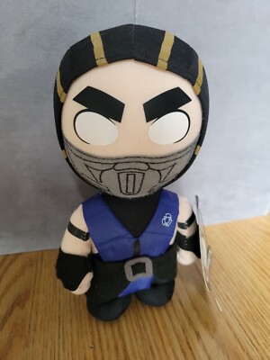 Mortal Kombat X 8'' Sub-Zero Plush Figure Lin Kuei Grand Master Ninja Clan Mezco