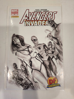 Avengers Invaders #12 DF Sketch Variant W/COA 699 copies (MCU-2008) NM/M