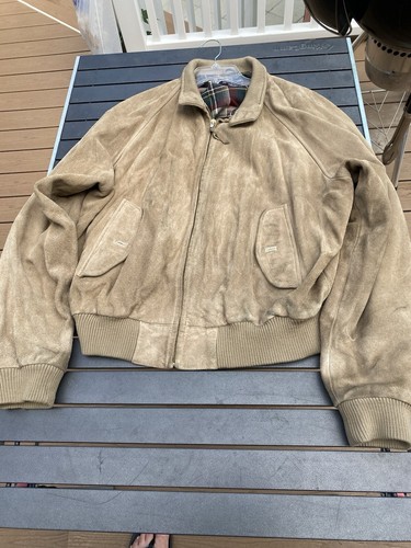 ラルフローレン Brown Genuine Leather ハリントンジャケット 90s Polo by Ralph Lauren Lether Harrington Jacket 90年代
