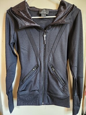REI MPG Sport Lightweight Women's Zip Up Black Hoodie Jacket Small NWOT S $79 