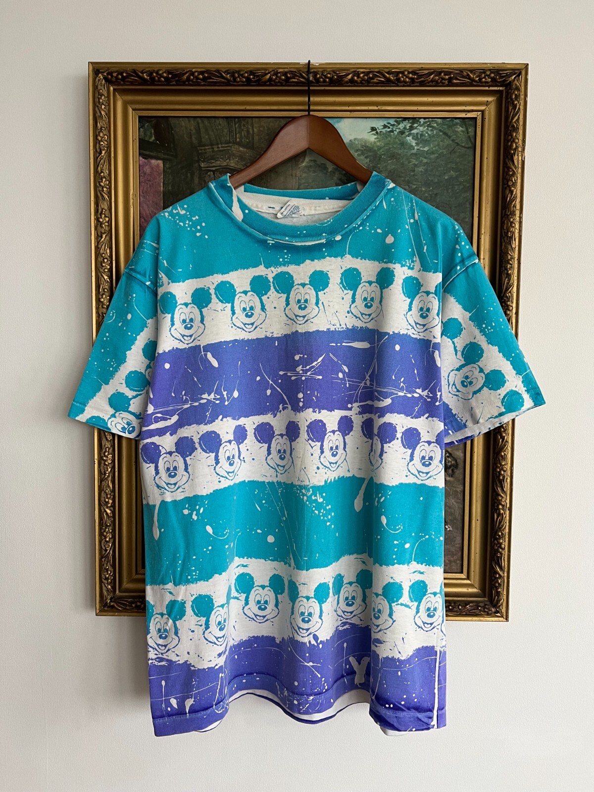 Vintage 90s Disney Mickey Mouse All Over Print AOP T-shirt