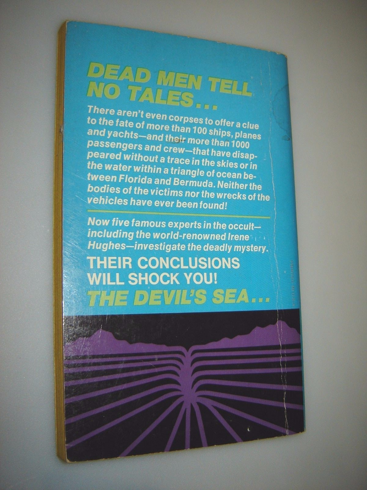 1975 The Devil's Sea by Elizabeth Nichols, Occult Study, paranormal events