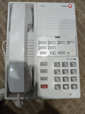 Lot of 9 Lucent Partner MLS-6 Phones Black AT&T Office Phones