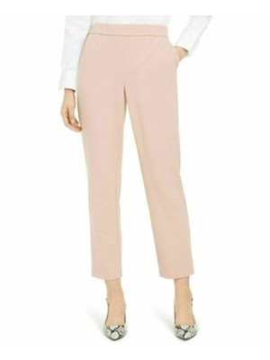 

ALFANI Женские розовые узкие брюки с высокой талией до щиколотки и карманами Размер, Розовый, 100105232MS