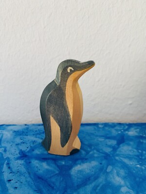 Ostheimer Pinguin 22803 Holzfigur - Brandstempel - SEHR GUT