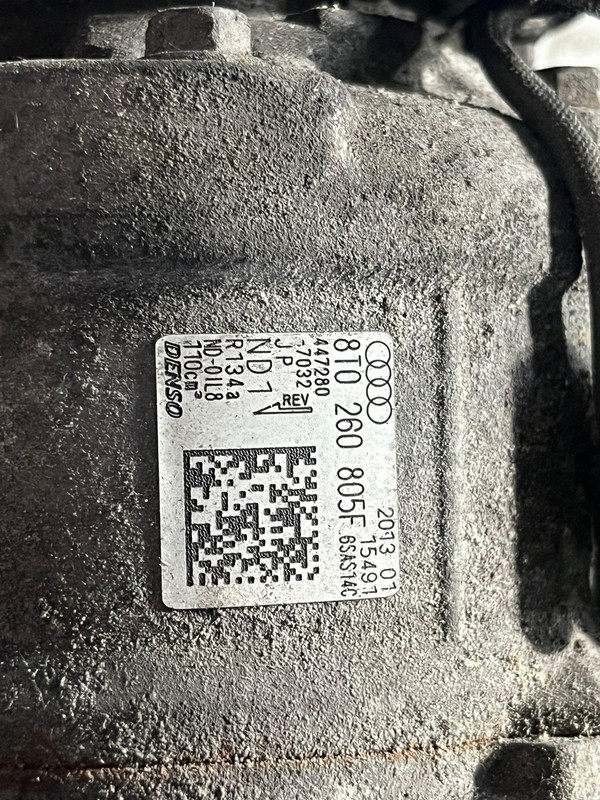 Compresseur A/C Pour Audi Q5 SÃ©Rie (8rb) 8t0260805f Diesel 2.0 (08>12)