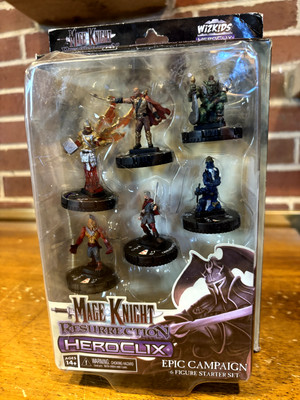 SEALED MAGE KNIGHT Resurrection 6-Figure Starter Set Epic Campaign HEROCLIX