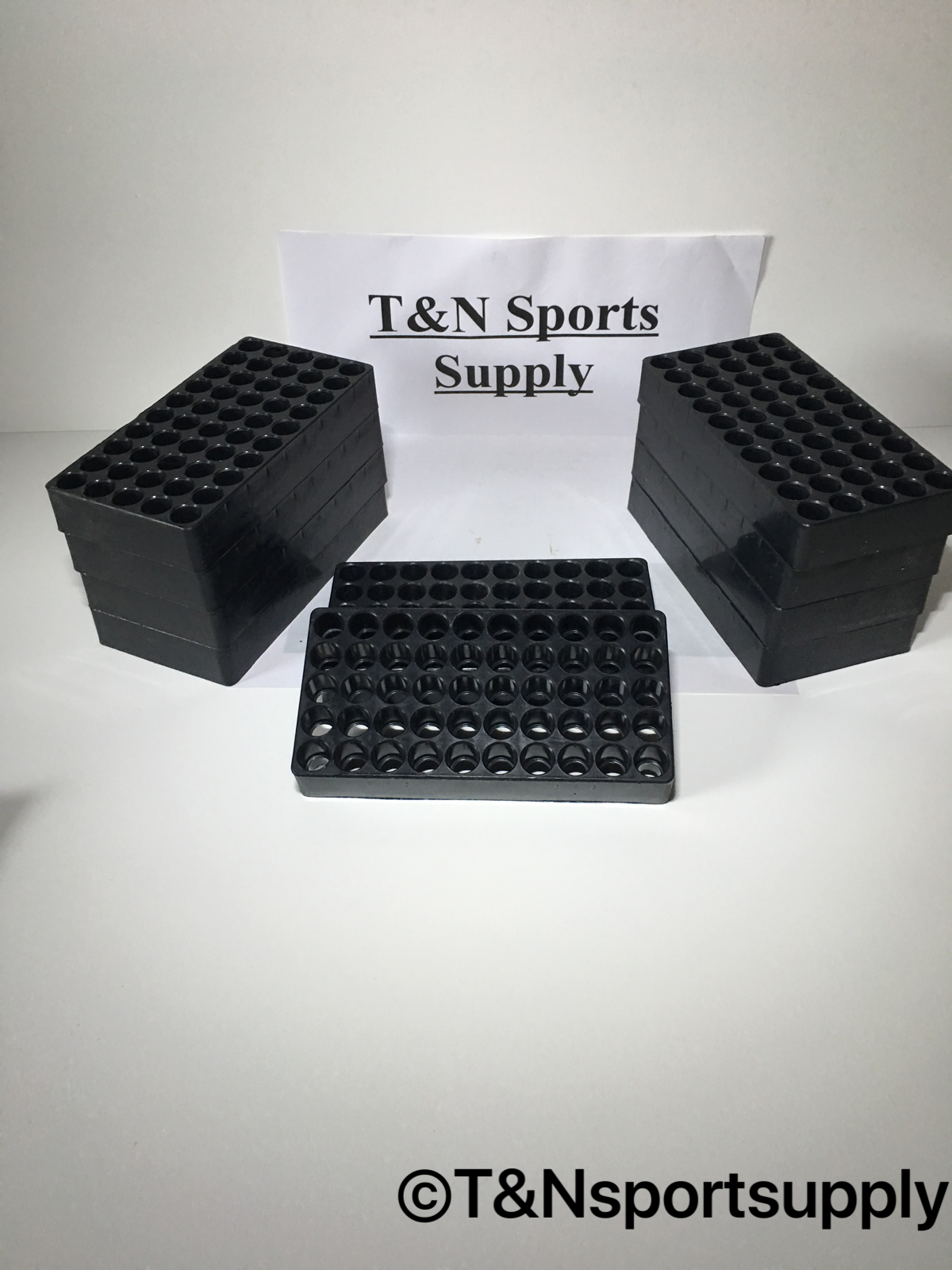 9mm 380 38 Super Red 50 RD Cardboard Ammo Box W/trays For Reloading Qty10
