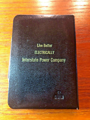 Vintage Interstate Power Co. Address/Phone/Notepad