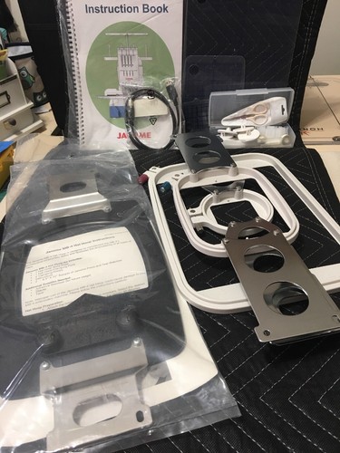 Janome MB-4S Home/Commercial 4 Needle Embroidery Machine - My Personal Machine!