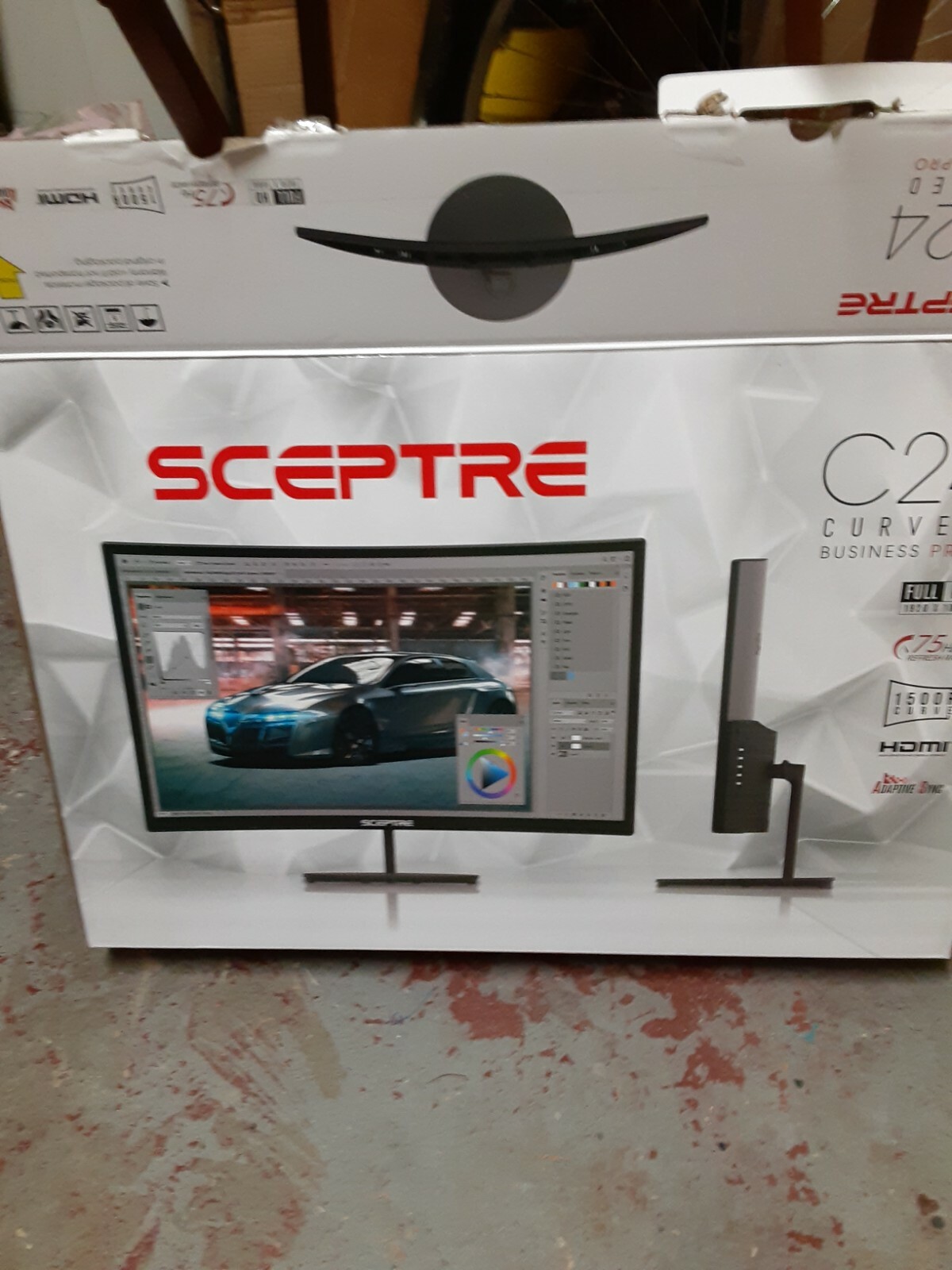 Монитор Sceptre 24'' Edgeless Curved 