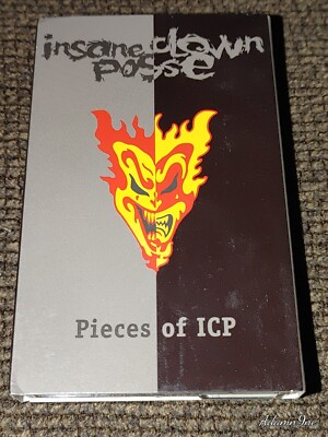 INSANE CLOWN POSSE Pieces Of ICP Cassette Tape RARE Promo JUGGALO UMC 9966 *NEW*